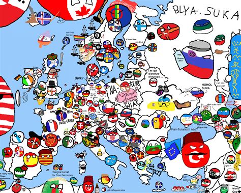 europe according to polandball